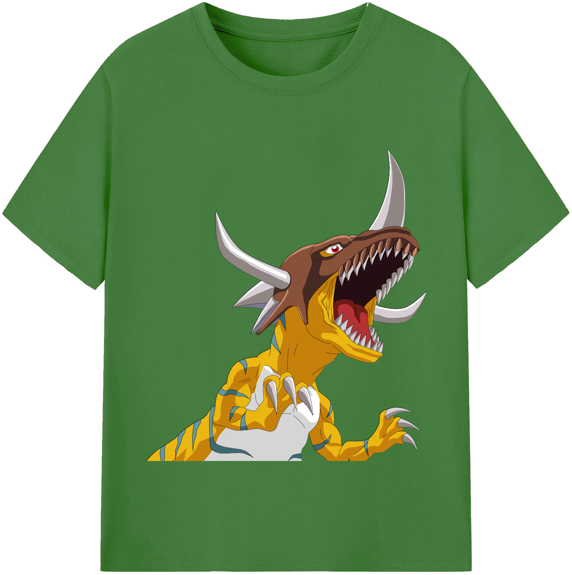 （画像用） Digimon デジタルモンスター/デジモン レディースカジュアルプリントTシャツ（綿100％）
